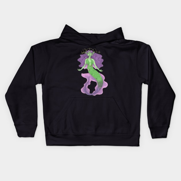 Angelic horror Kids Hoodie by Beelixir Illustration